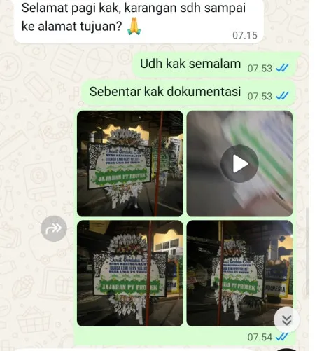 Pengiriman Papan Bunga Selamat De Park Bsd
