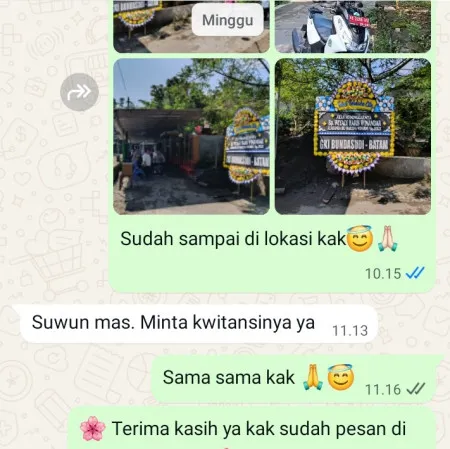 Pengiriman Papan Bunga Duka De Park Bsd