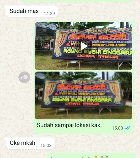 Pengiriman Papan Bunga De Park Bsd
